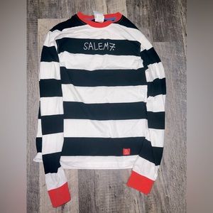 Salem 7 Black & White Long Sleeve